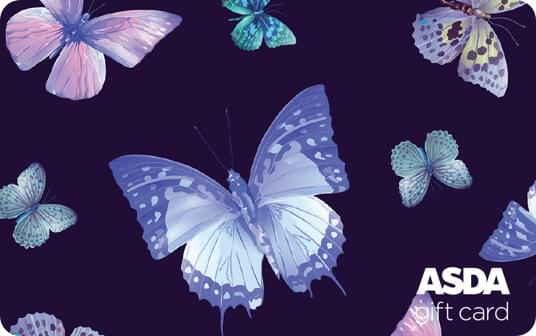 asda butterfly card